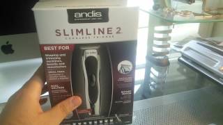 ANDIS PROFESSIONAL SLIMLINE 2 CORDLESS TRIMMER REVIEW [upl. by Eberta]