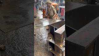 Cutting hard palate for excavator bucket 🤯😱😶‍🌫️ trending welding ytshorts viralvideo [upl. by Ximenez500]