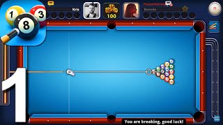 8 Ball Pool  Gameplay Walkthrough Part 1 AndroidiOS [upl. by Ahsienahs]