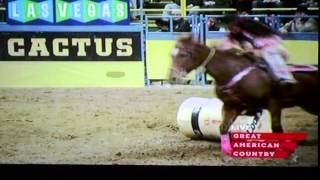 2013 WNFR Round 2 Barrel Racing [upl. by Pros]