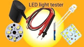 how to make LED light LED light tester home made DIY  how to make led light tester at home [upl. by Loni]