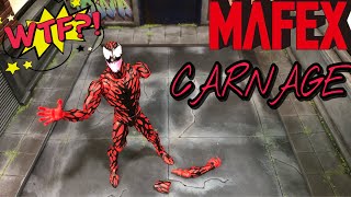 REVIEW Mafex Carnage Comic version from Maximum Carnage [upl. by Narbig]