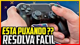 RESOLVA SEM ABRIR O CONTROLE  Analógico do PS4 PUXANDO pro lado ou MOVENDO sozinho DRIFT [upl. by Attennot]