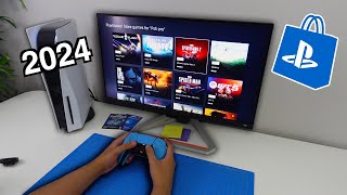 This is What the PS Store looks like on PS5 Pro Launch Day 2024 [upl. by Llenrod]