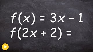 How to evaluate a function with an expression [upl. by Mossberg]