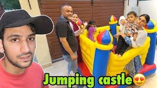 Basil ke liye jumping castle lekar agaya😍  ab ye idher he rahega🙄 [upl. by Yddeg621]