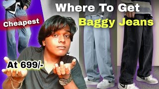 Where To Get Cheapest Baggy Jeans Online in India  PistarDreams [upl. by Noryak12]