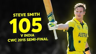 Steve Smiths superb semifinal hundred against India  CWC 2015 [upl. by Strang459]