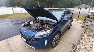 HOW TO JUMP START A FORD ESCAPE HYBRID [upl. by Enillebyam]