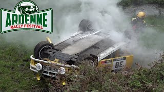 Ardenne Rally Festival 2024 Crash spins amp show Pure Sound [upl. by Sitnalta446]