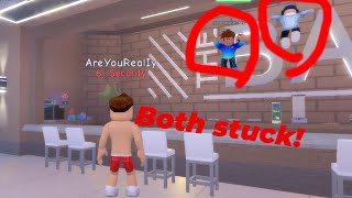 Cuff abusing at Bloxton Hotels  Roblox trolling [upl. by John351]