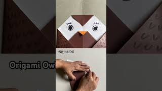 ORIGAMI Paper Owl  How to fold an origami Owl  Easy Origami Paper Owl  DIY Cute Owl [upl. by Ahsekim]