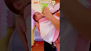 Struggling with Tired Arms from Carrying Your Baby Try the Ring Sling Baby Carrier Baby [upl. by Iridis472]