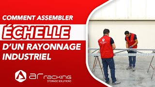 🔧 Comment assembler une ÉCHELLE de RAYONNAGE INDUSTRIEL  Instructions dassemblage [upl. by Angelita]