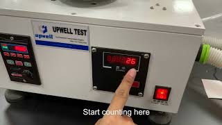 How to use Taber Abrasion Tester ASTM D3884 ISO 5470 [upl. by Latreese]