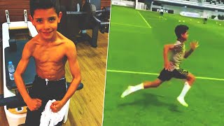 This is HOW Ronaldo trains his SON Cristiano Ronaldo Jrs crazy training schedule [upl. by Gisela]