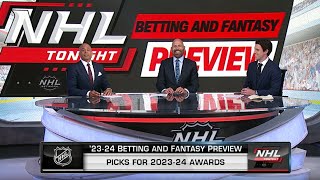 202324 Betting Preview NHL Award favorites [upl. by Hayyifas]