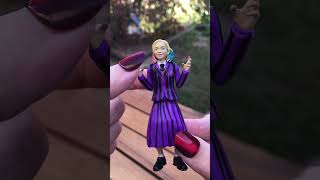 Wednesday Enid Sinclair Figure 🖤💜 shorts satisfyingvideo asmr mini [upl. by Adnoloy]