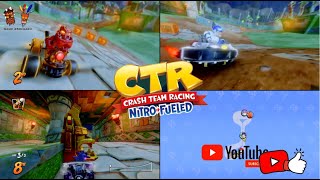 Crash Team Racing NitroFueled  tiger temple  CTR  PS4  4k battle ctr tigertemple [upl. by Ellennod]