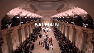 Balmain Fall Winter 2024 Womens Show [upl. by Narba]