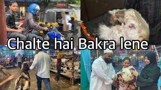 Chalte hai Bakra lene  Mira Road Bakra Mandi Vlog Glam Up Girls [upl. by Narmi846]