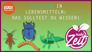 Insekten in Lebensmitteln  mahlZeit  DAKGesundheit [upl. by Oidgime]