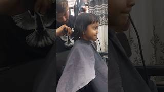 first time hair cut of mu sister [upl. by Susejedairam]