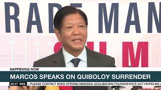 President Ferdinand Marcos Jr says Apollo Quiboloy did not surrender voluntarily [upl. by Herzen]