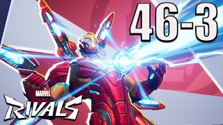 Iron Man 46 Kill Domination Marvel Rivals Competitive [upl. by Magbie380]