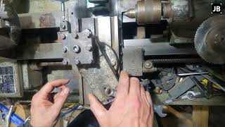 Maximat Lathe 2 tightening up the cross slide [upl. by Donaldson]