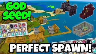 🔥GOD SEED Minecraft 121 Bedrock best survival seeds [upl. by Clarice]