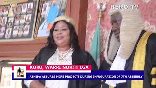 LGA Chairman Hon Ashima pledges to carry out more projects as Warri North inaugurates 7th Assembly [upl. by Oilenroc]