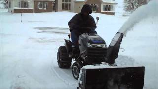 Blizzard 2011 Craftsman PGT 9500 Simplicity Prestige 42quot 2stage Snow Thrower [upl. by Ecraep]