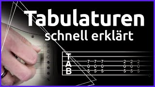 Tabs lesen lernen  Gitarre lernen mit music2me [upl. by Enirtak]