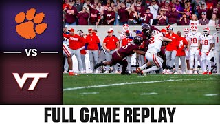 Clemson vs Virginia Tech Full Game Replay  2024 ACC Football [upl. by Azeel557]