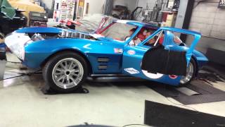 Mongoose Motorsports 1963 Corvette Grand Sport 502502 Hilborn Fuel Injection Dyno Pull [upl. by Jac739]