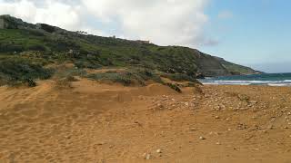 Ramla Bay Gozo Malta 4K 🇲🇹 [upl. by Heinrick293]