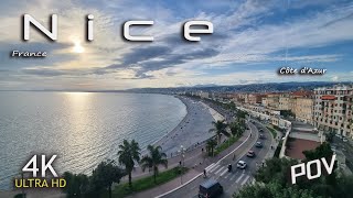 Nice France Nicea Francja 4K [upl. by Nellac]