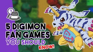 5 Upcoming Digimon Fan Games You SHOULD Know [upl. by Adnima]