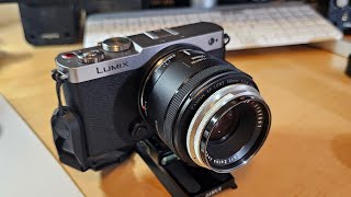 Lumix S9 4K Video Cinelike V2  Carl Zeiss Jena Biotar 58mm f2 [upl. by Ainuj335]