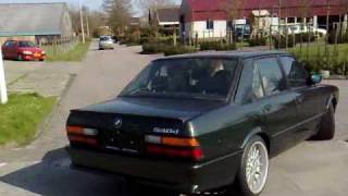 BMW 540d E28 V8 BiTurbo First Run  Ivo Christov [upl. by Warfeld]