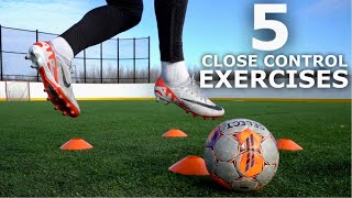 5 Exercises To Level Up Your Close Control  Master The Ball In Tight Spaces [upl. by Hulen869]