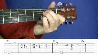 Acoustic Blues Techniques  2 Lightnin Hopkins  Guitar Lesson  Jim Bruce [upl. by Deppy]