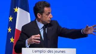 Discours de M le Président de la République sur lemploi des jeunes [upl. by Nolek]