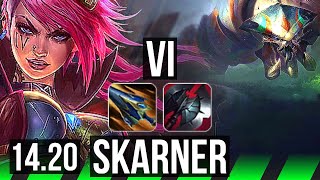 VI vs SKARNER JGL  Rank 1 Vi Rank 3 2214  BR Challenger  1420 [upl. by Hulbig662]