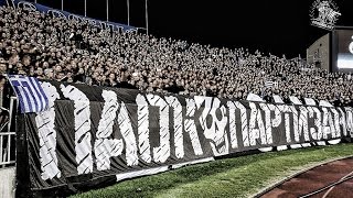 GROBARI  PAOKARA  Partizan  PAOK 08102016 [upl. by Assilem]