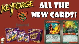 All The New Untamed Cards from Worlds Collide New Keyforge Set [upl. by Ethben]