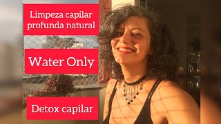 LIMPEZA CAPILAR profunda NATURAL  elimine a CASPA e SEBORRÉIA  DETOX capilar [upl. by Kerril]