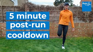 5 minute postrun cool down  Bupa Health [upl. by Alby]