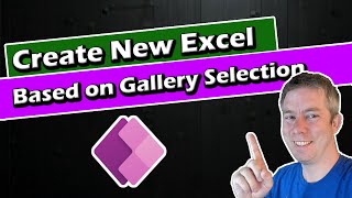 Create Brand New Excel File Based on Gallery Selection in Power Apps [upl. by Fabron540]